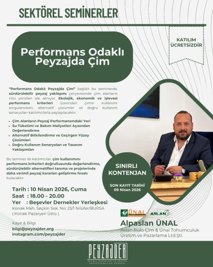 Sektörel Seminerler - "Performans Odaklı Peyzajda Çim"