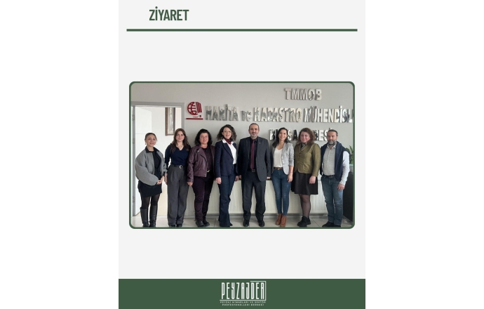 TMMOB Harita ve Kadastro Mühendisleri Odası’na bir nezaket ziyareti gerçekleştirdik.